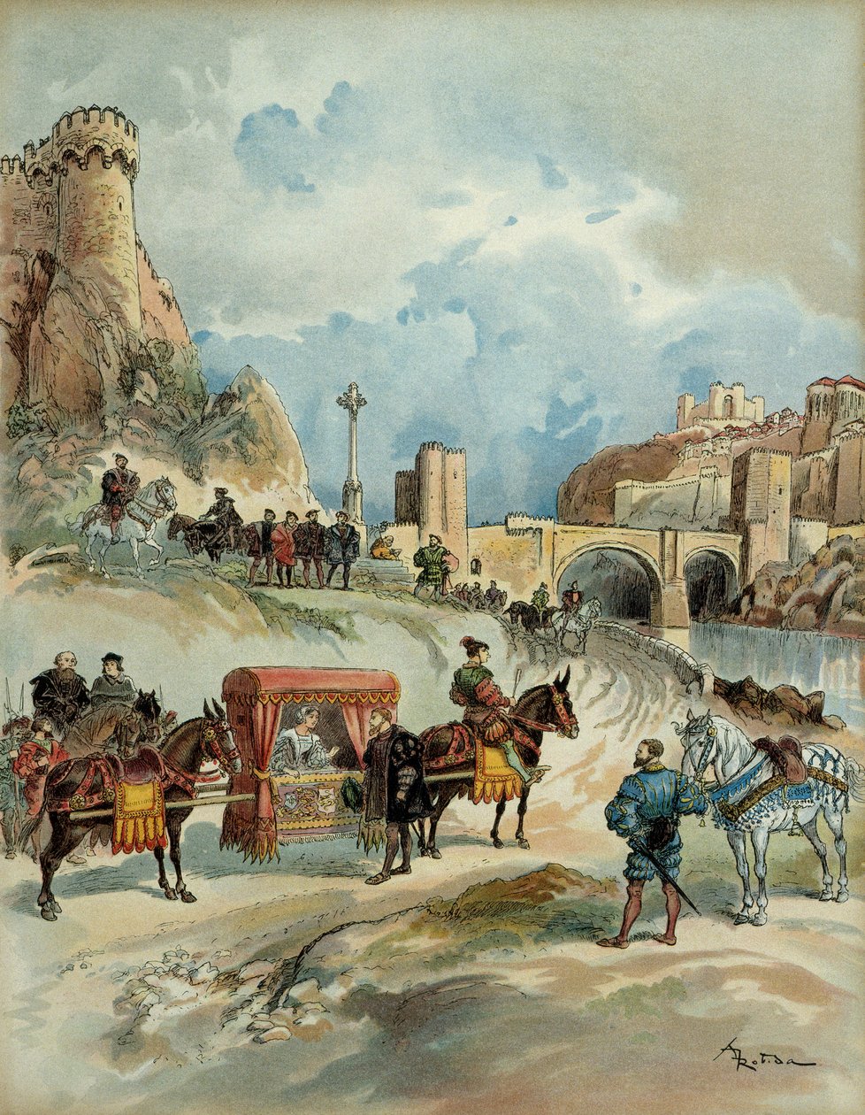 Marguerite of Angouleme (or Navarre, Sometimes from Alencon) by Albert Robida