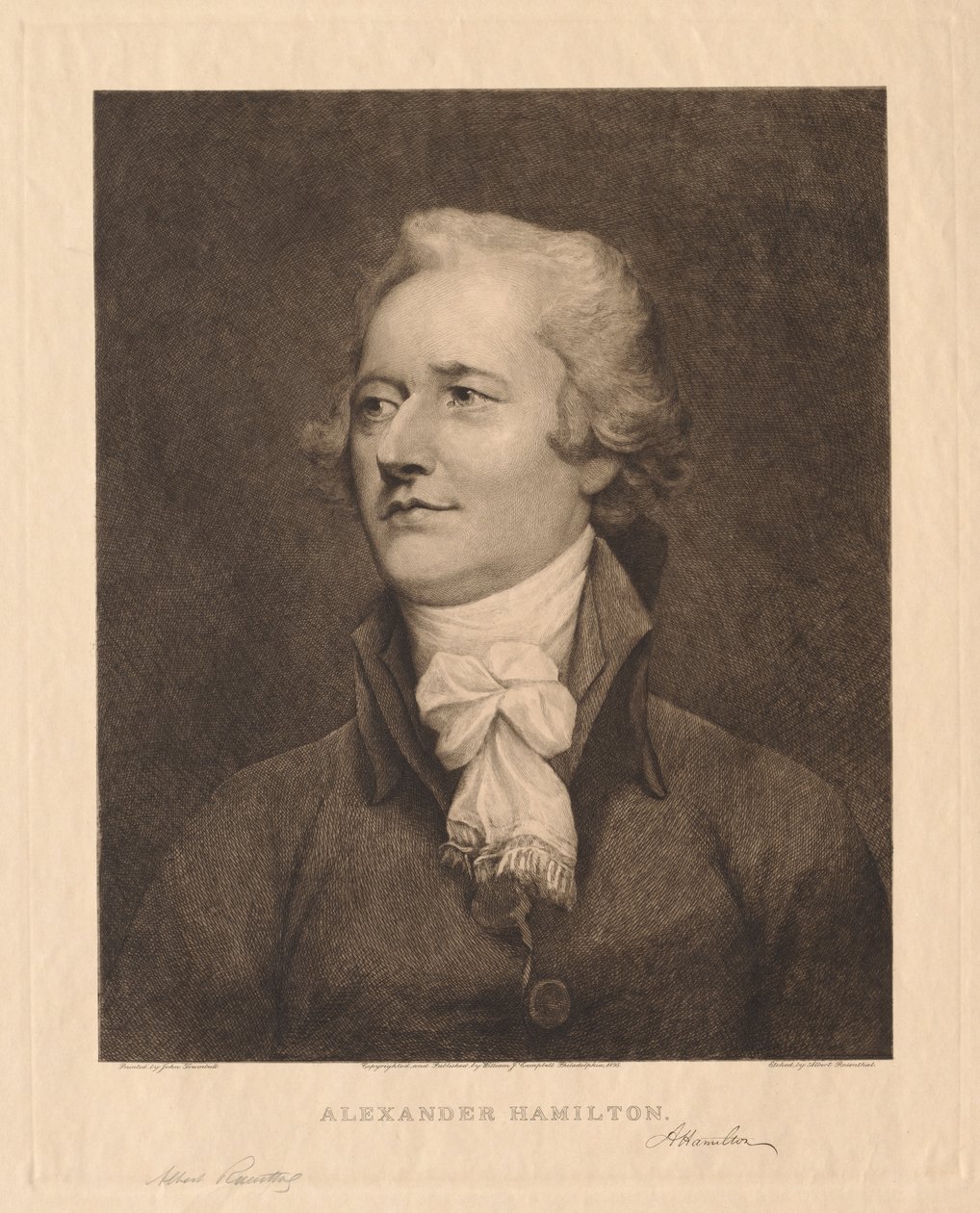 Alexander Hamilton by Albert Rosenthal: Buy fine art prints