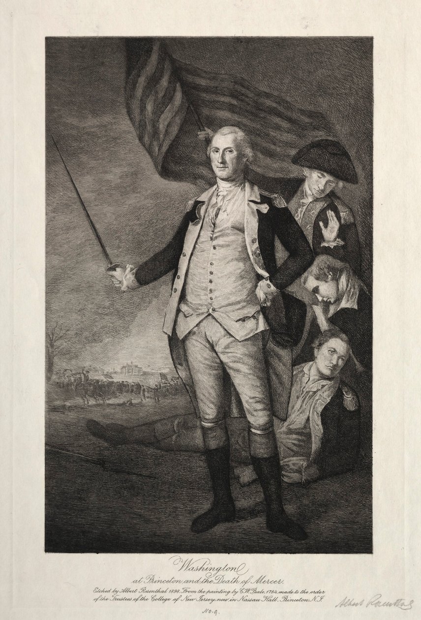 George Washington at Princeton, 1898 by Albert Rosenthal