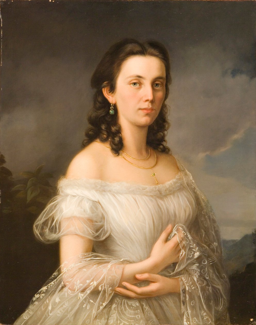 Princess Julia of Liechtenstein, née Countess Potocki by Albert Theer