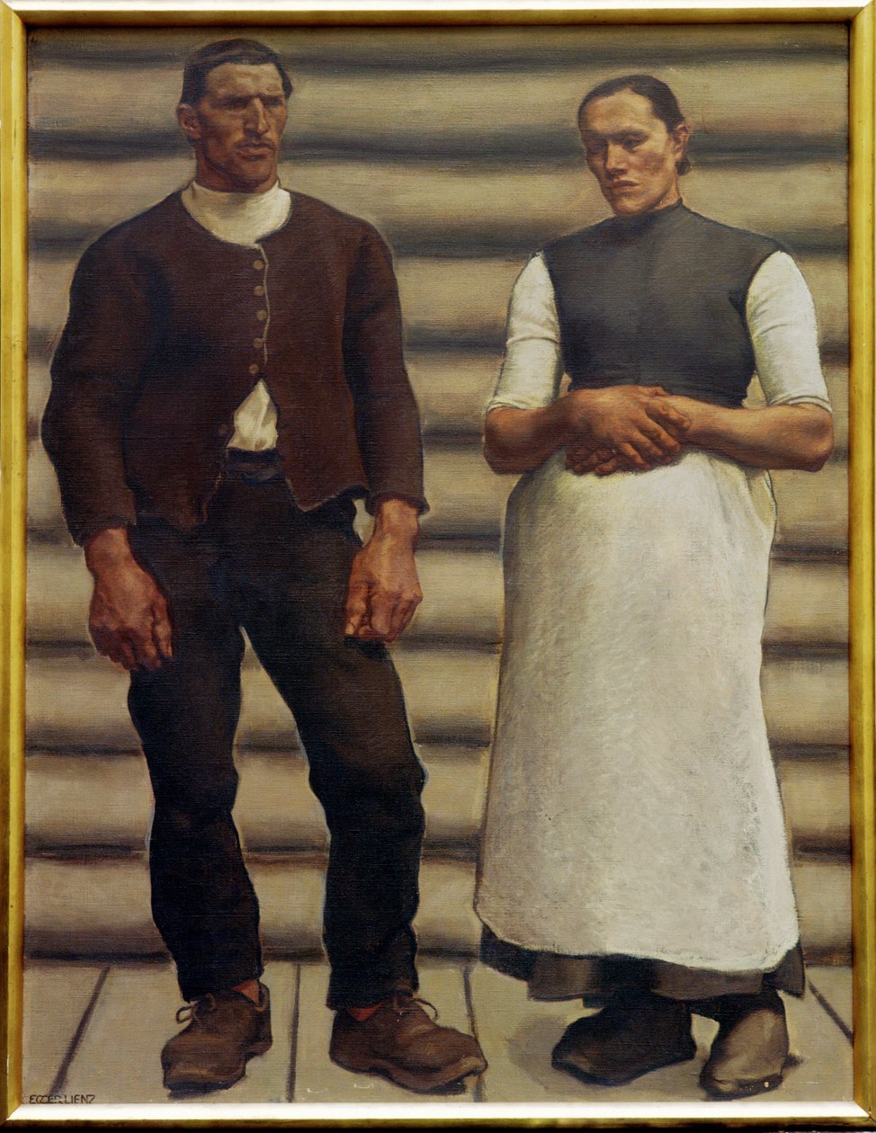 The human couple by Albin Egger-Lienz
