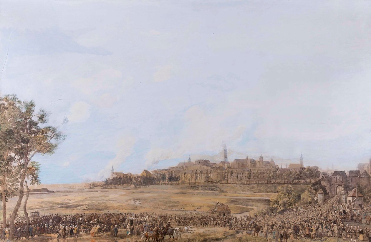 Festive Entry into a German City by Albrecht Adam