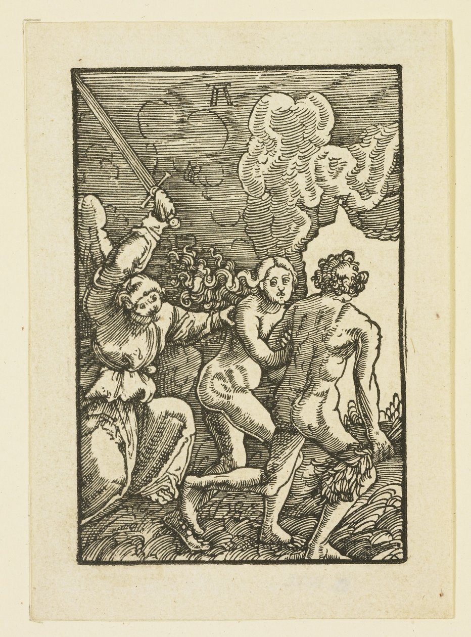 Adam and Eve Driven from Paradise by Albrecht Altdorfer