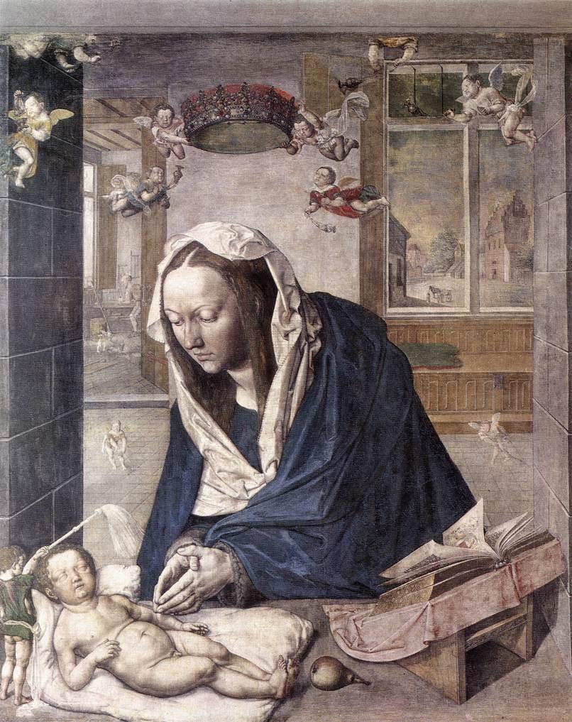 The Dresden Altarpiece (central panel) by Albrecht Dürer