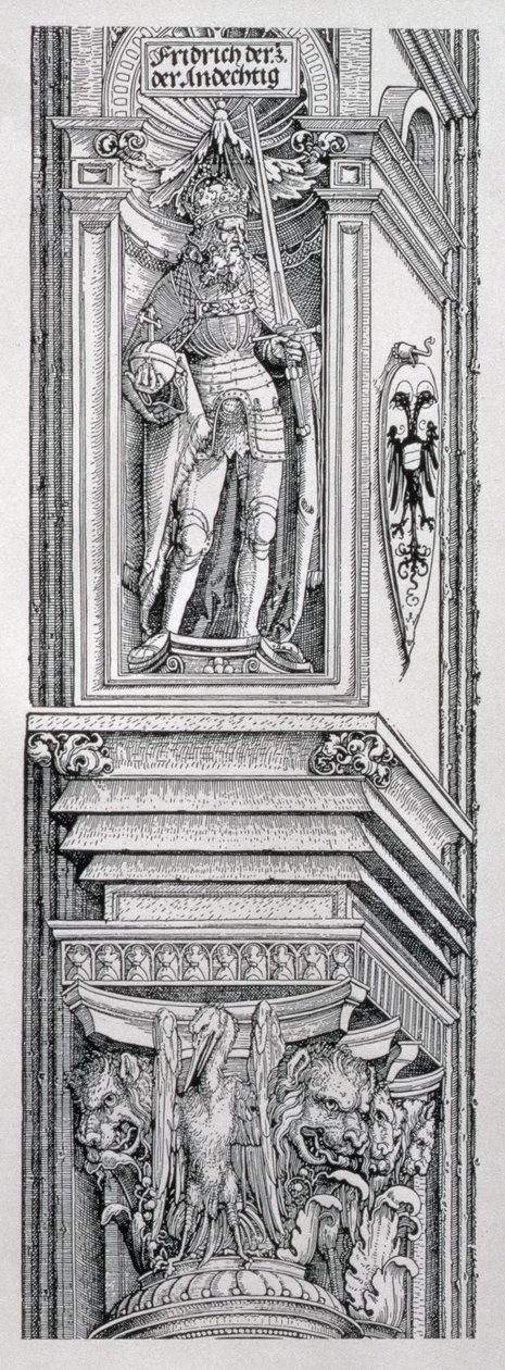 The Triumphal Arch of Emperor Maximilian I of Germany: (detail) by Albrecht Dürer