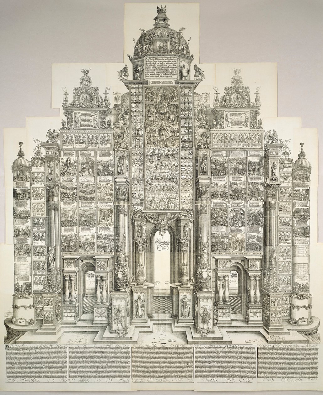 The Triumphal Arch of Maximilian by Albrecht Dürer