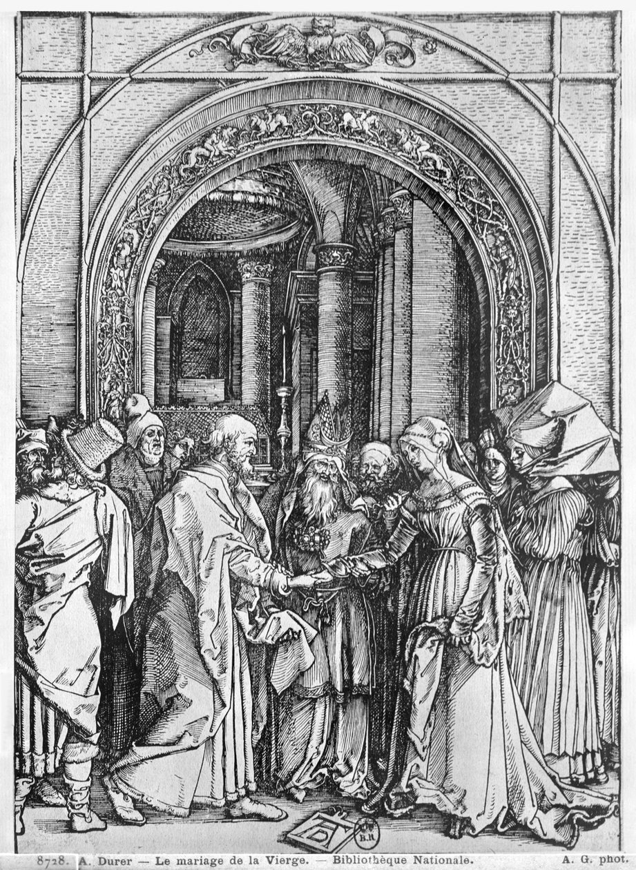 The marriage of the Virgin, from the 
