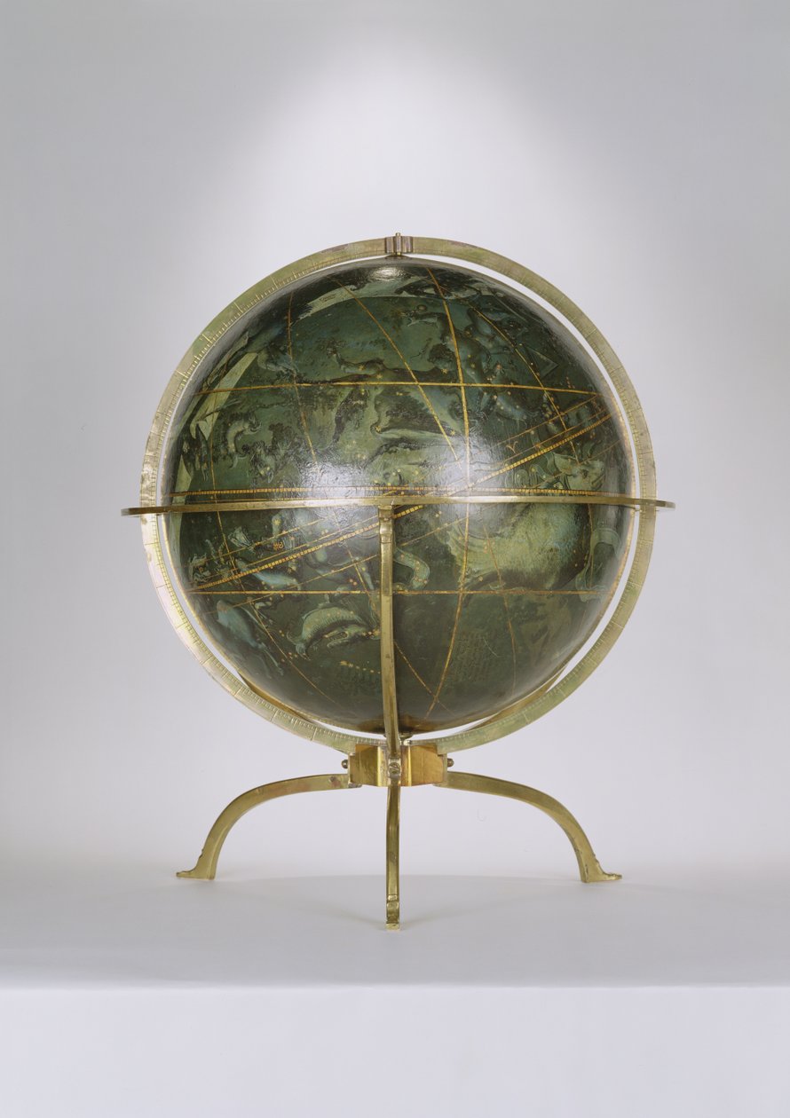 Celestial Globe, one of a pair known as the 