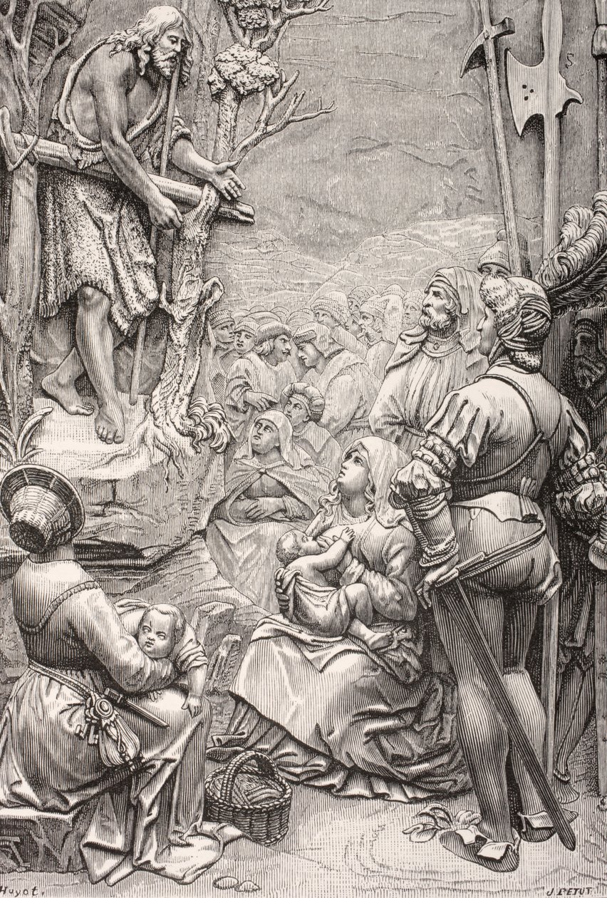 Saint John the Baptist Preaching in the Desert by Albrecht (after) Durer or Duerer