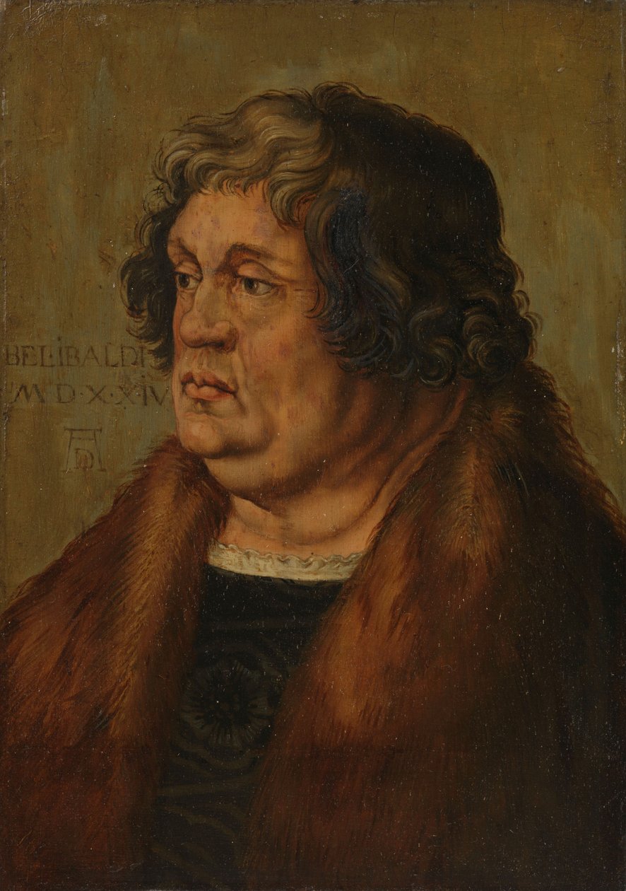Willibald Pirckheimer by Albrecht (after) Durer or Duerer