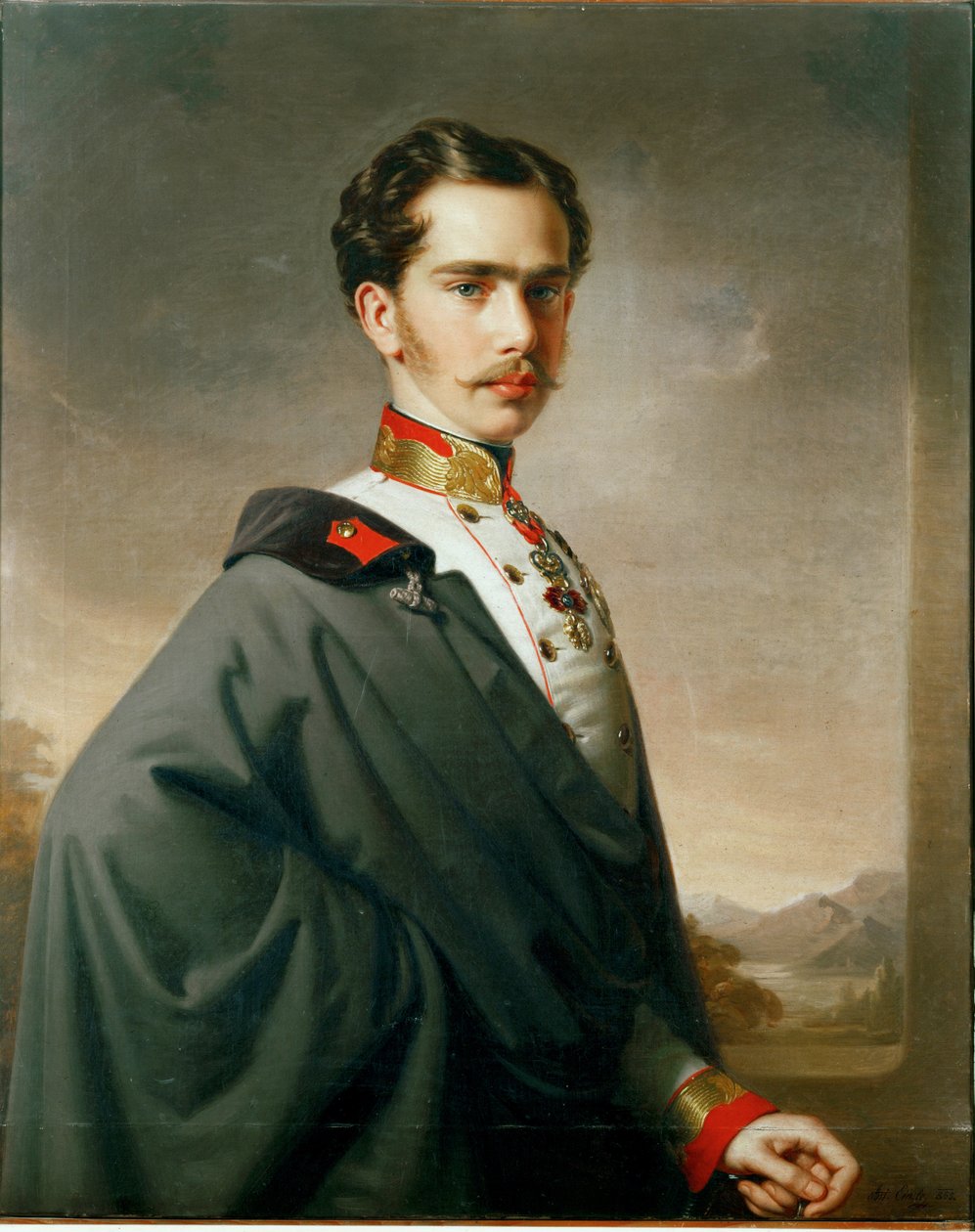 Emperor Franz Joseph I of Austria as a Young Man by Albrecht Adam