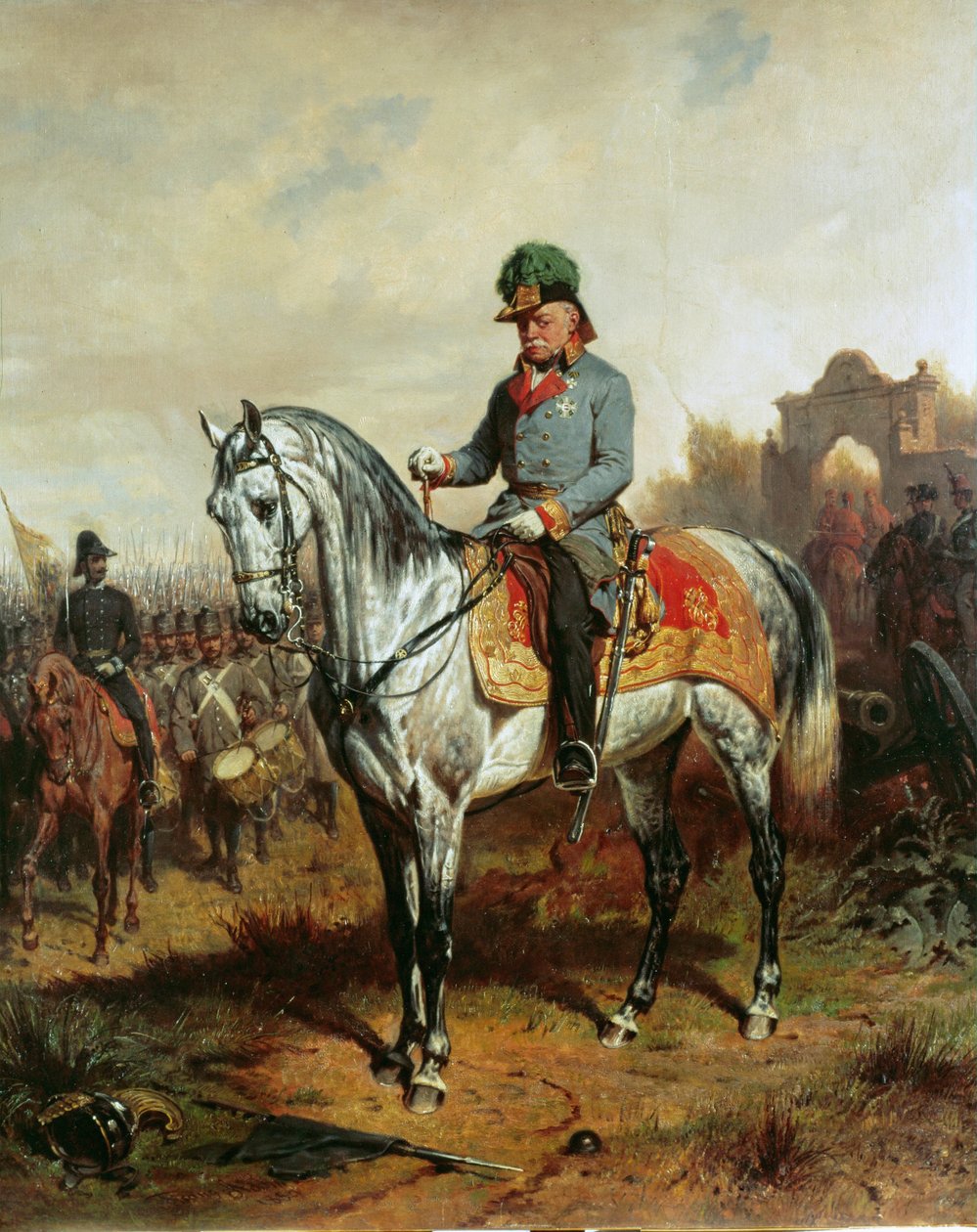 Fieldmarshal Josef Count Radetzky, Commander-in-Chief during the campaigns against Italy by Albrecht Adam
