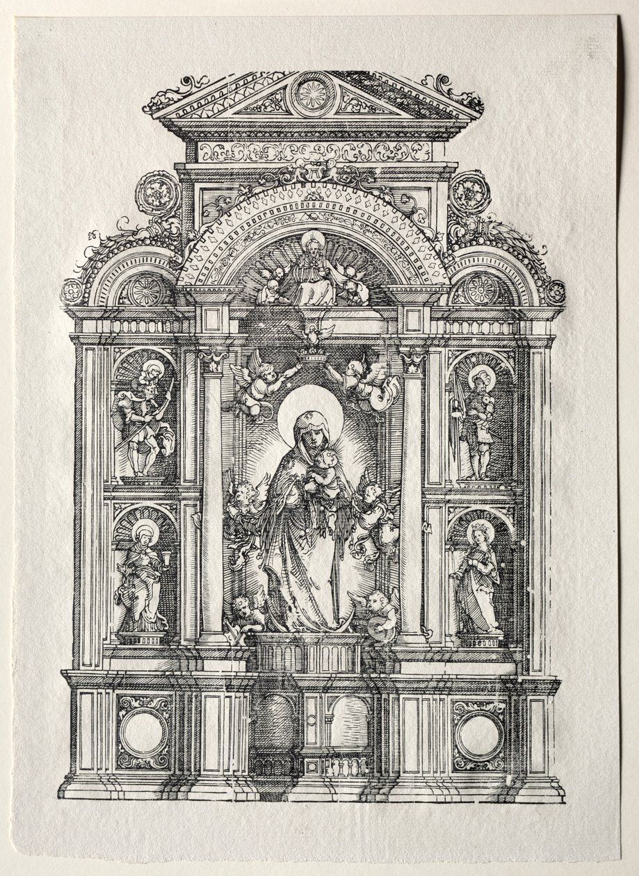 Altar with the Beautiful Maria of Regensburg by Albrecht Altdorfer