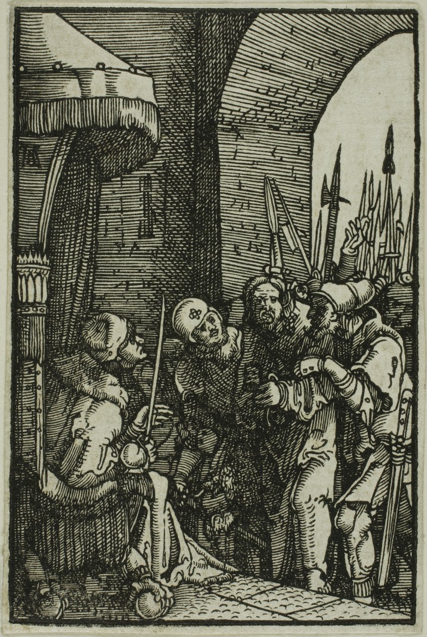 Christ Before Pilate, from The Fall and Redemption of Man by Albrecht Altdorfer