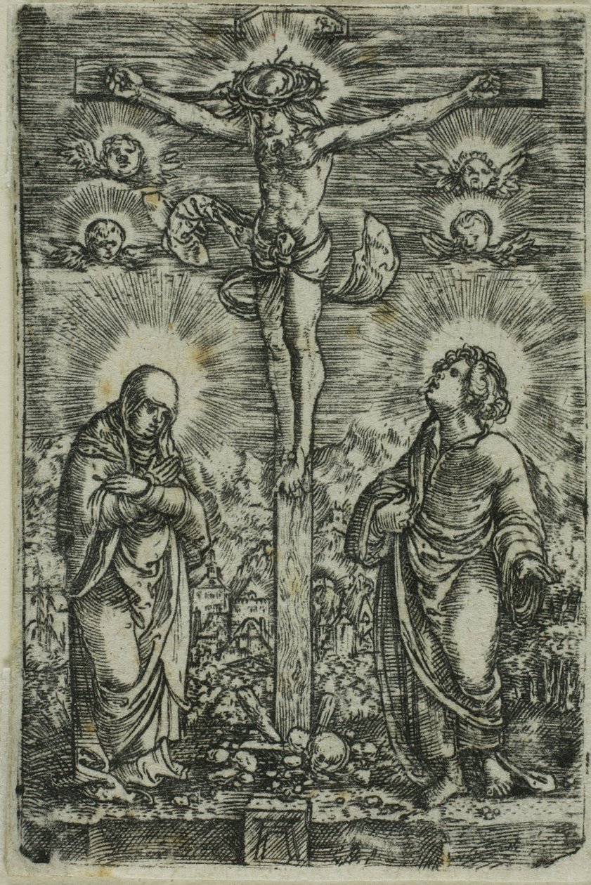 Christ on the Cross (The Small Crucifixion) by Albrecht Altdorfer