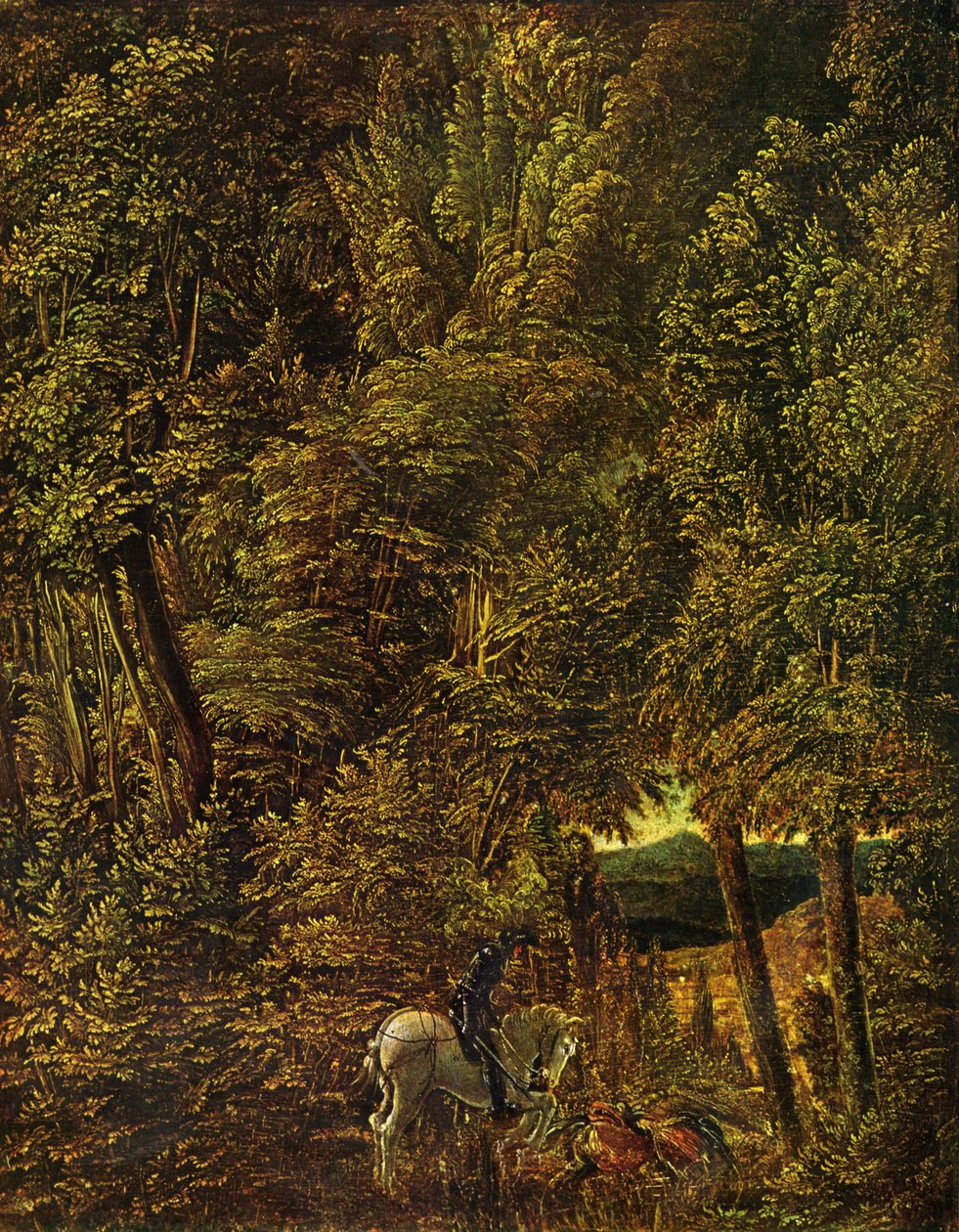Wooded Countryside with Saint George Fighting the Dragon by Albrecht Altdorfer