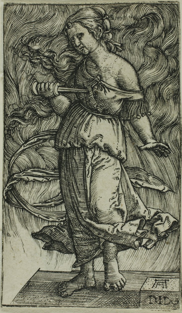 Dido Killing Herself by Albrecht Altdorfer
