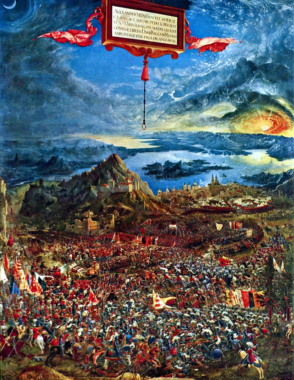 The Battle of Alexander at Issus by Albrecht Altdorfer