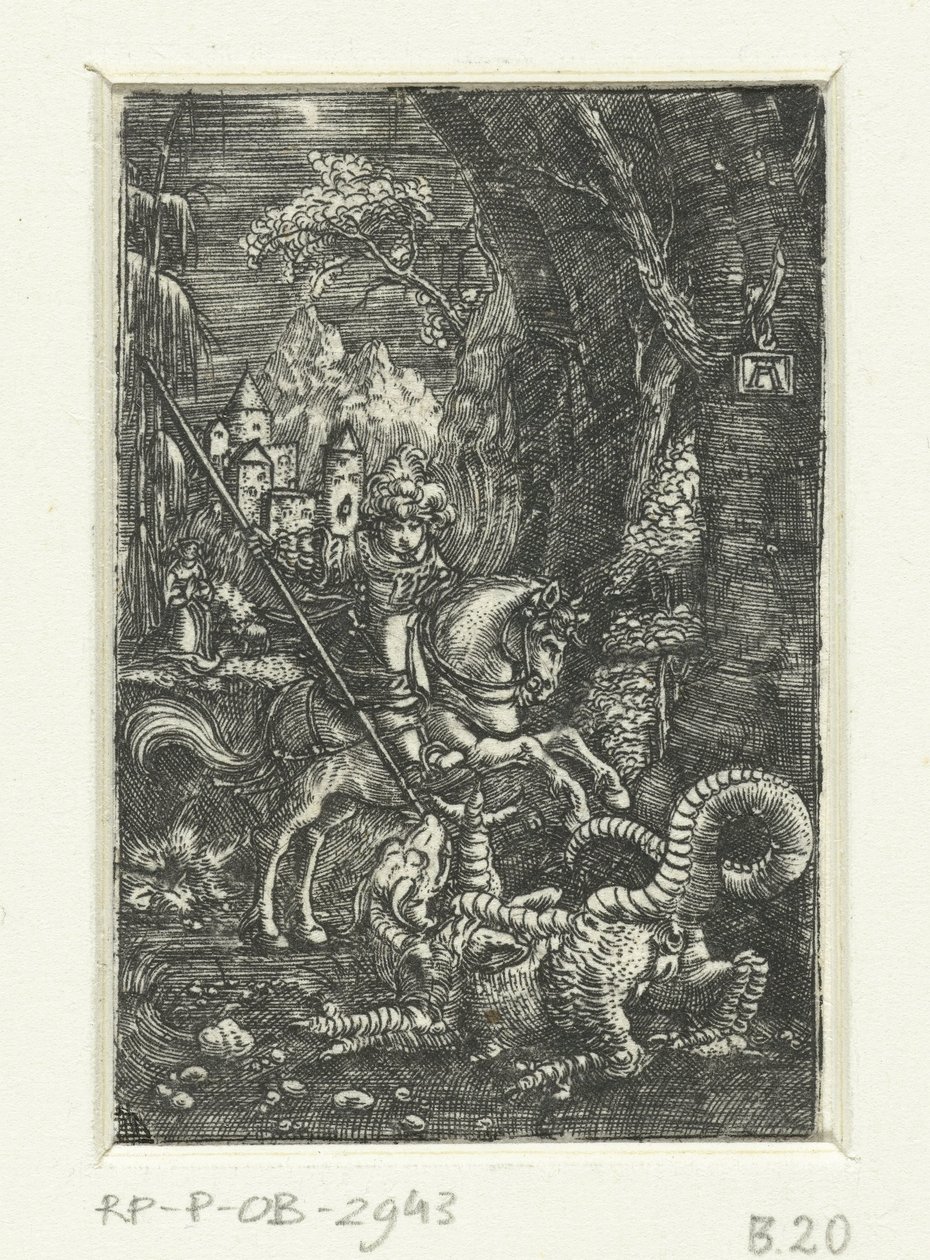 Saint George Kills the Dragon by Albrecht Altdorfer
