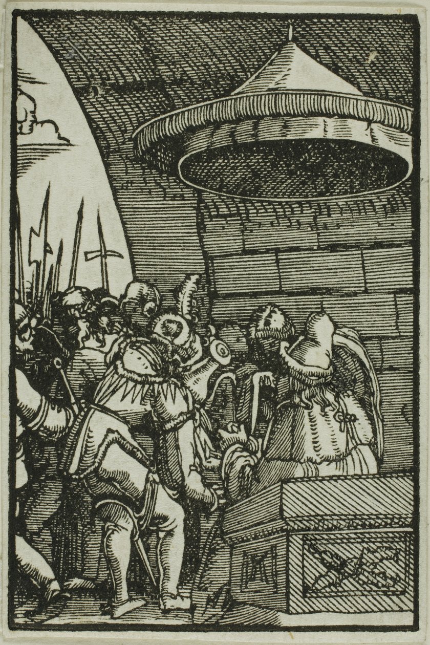 Pilate Washing His Hands, from The Fall and Redemption of Man by Albrecht Altdorfer