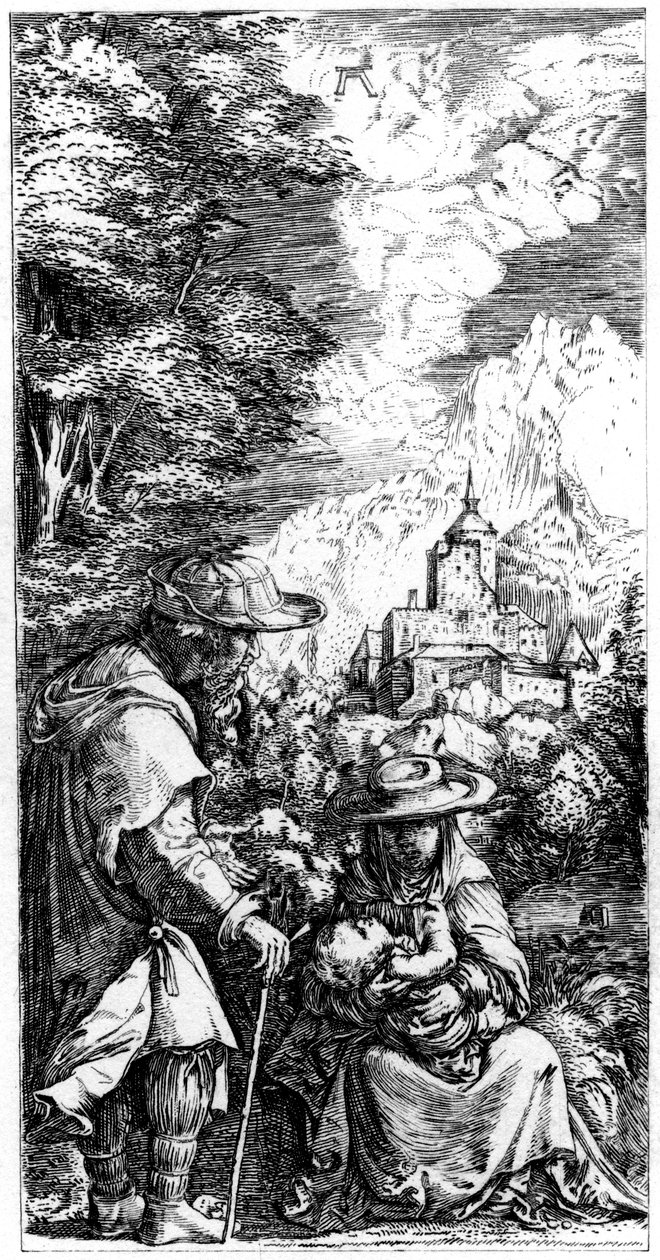 Rest on the Flight into Egypt by Albrecht Altdorfer