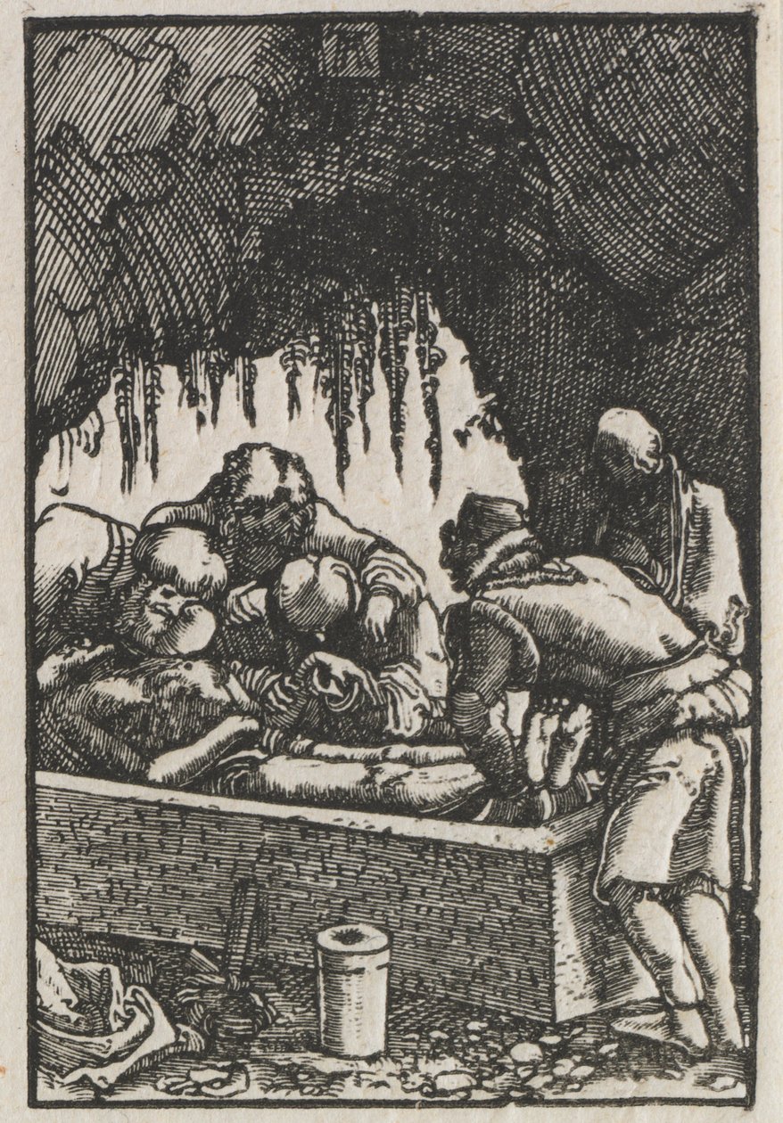The Fall and Redemption of Man: Burial of Christ by Albrecht Altdorfer