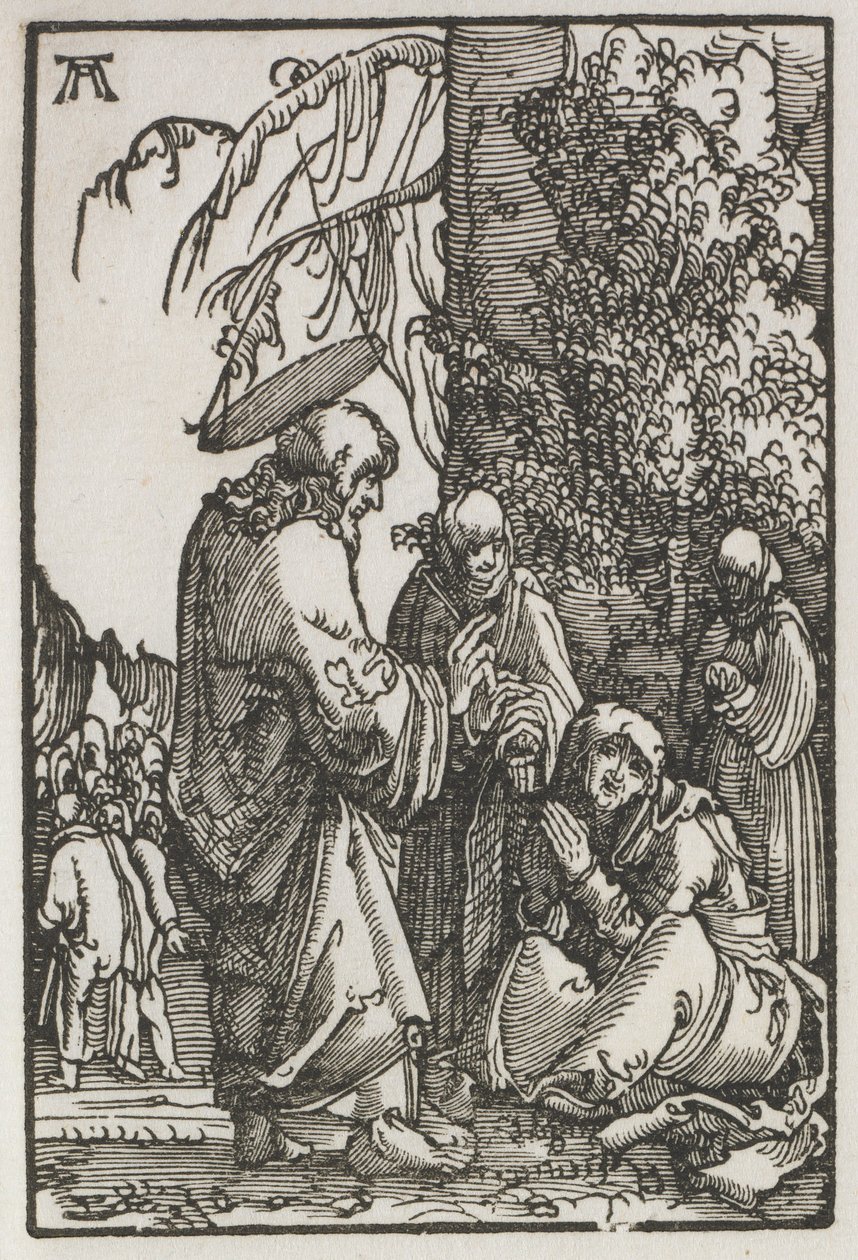 The Fall and Redemption of Man: Christ Taking Leave of His Mother before the Passion by Albrecht Altdorfer