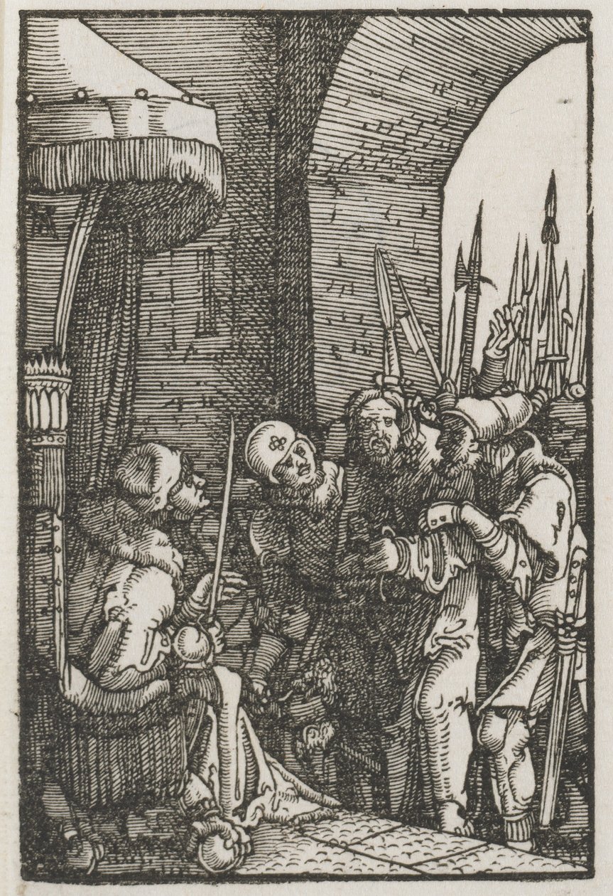 The Fall and Redemption of Man: Christ before Pilate by Albrecht Altdorfer