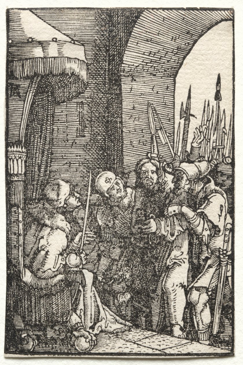 The Fall and Redemption of Man: Christ before Pilate by Albrecht Altdorfer