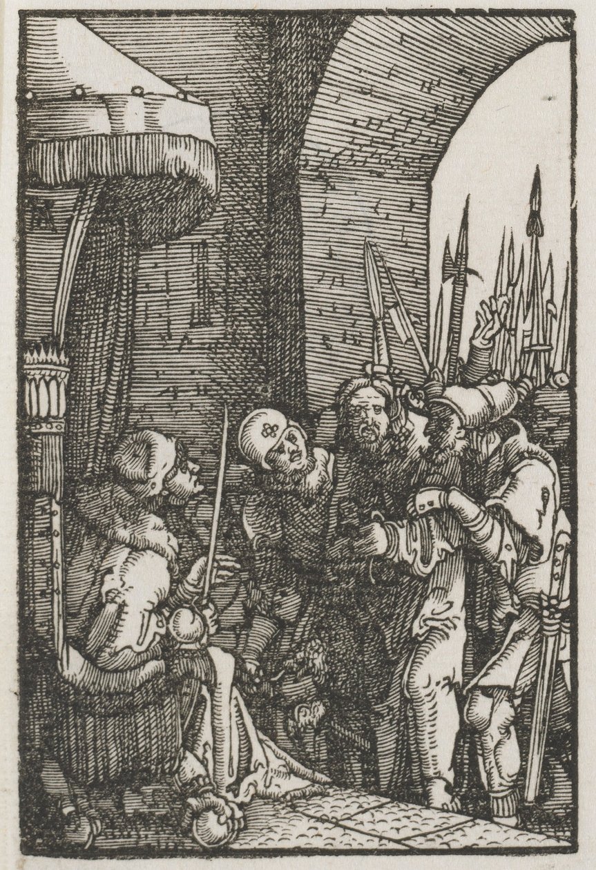 The Fall and Redemption of Man: Christ before Pilate by Albrecht Altdorfer