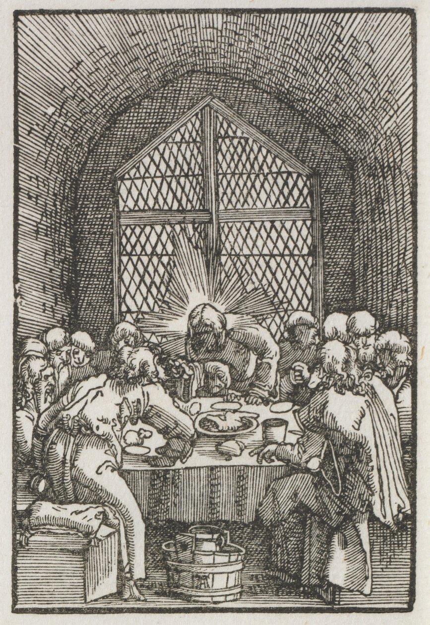 The Fall and Redemption of Man: The Last Supper by Albrecht Altdorfer