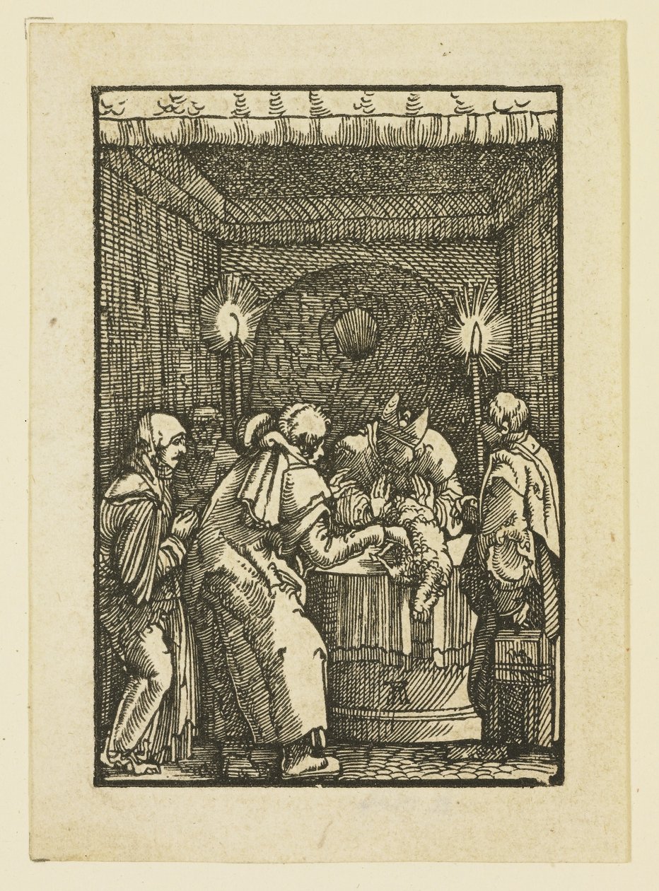 The High Priest Refusing the Offering of Joachim by Albrecht Altdorfer