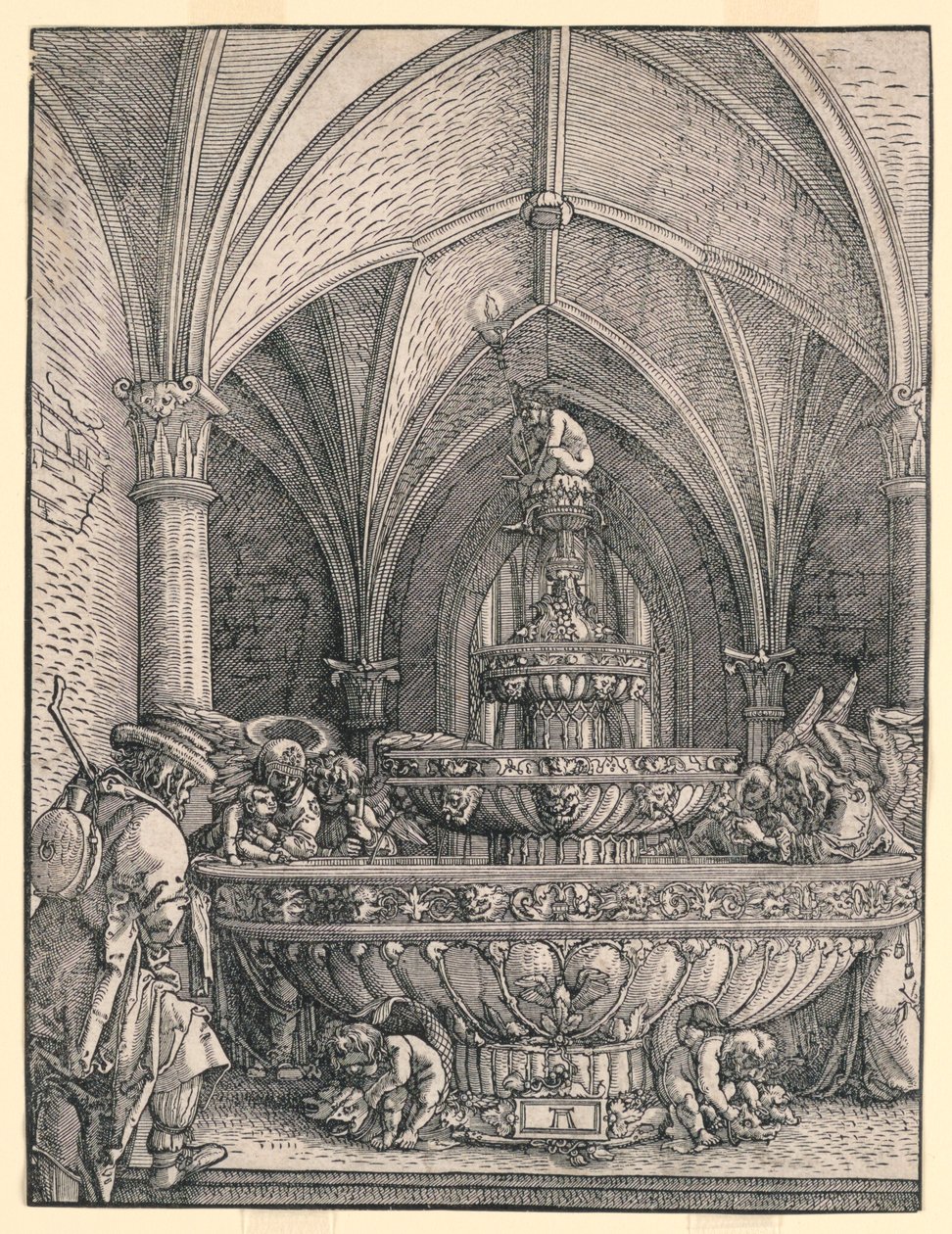 The Holy Family on the Flight into Egypt by Albrecht Altdorfer