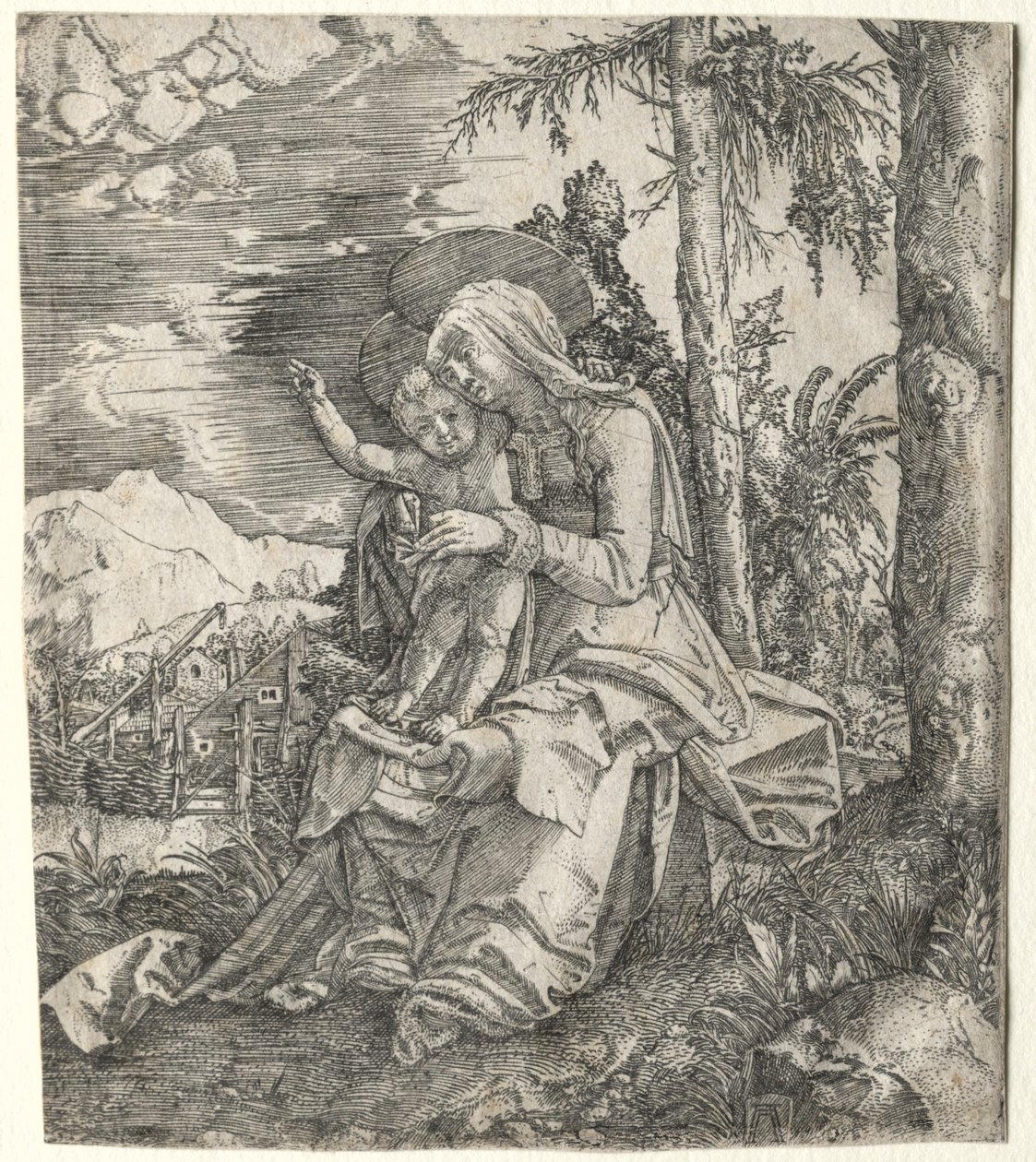 The Virgin in a Landscape by Albrecht Altdorfer
