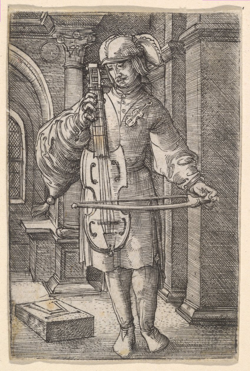 Violin Player by Albrecht Altdorfer