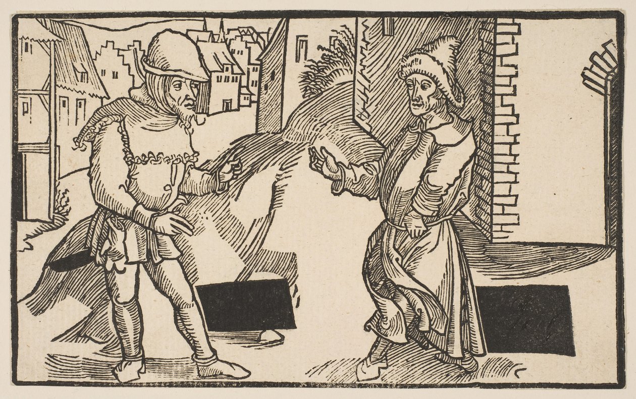 Adelphi, from The Comedie of Terence, 19th century reprint by Albrecht Dürer