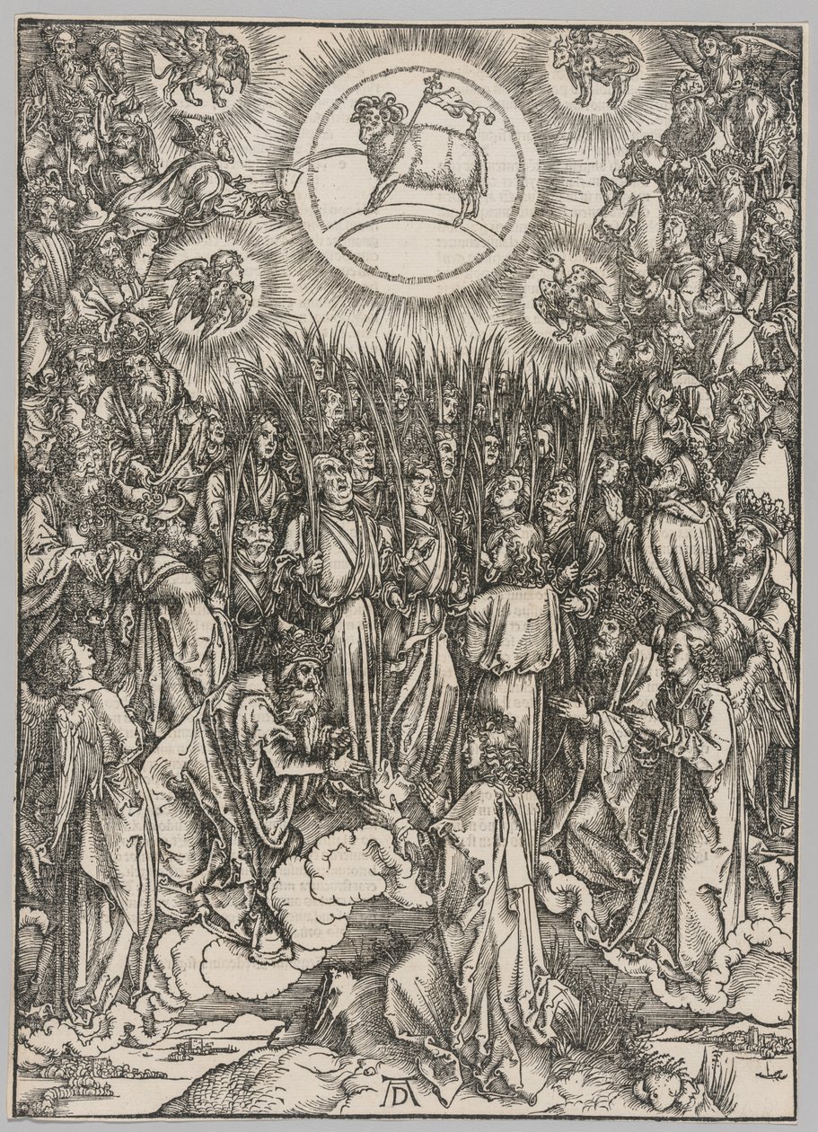 Apocalypse: The Adoration of the Lamb—The Hymn of the Chosen by Albrecht Dürer
