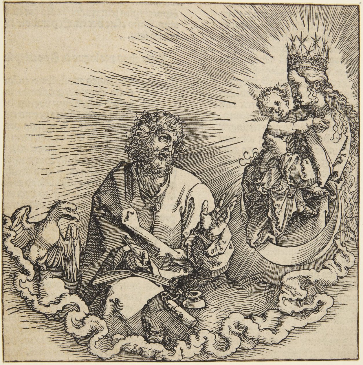 Apocalypse of St. John (Title page) by Albrecht Dürer