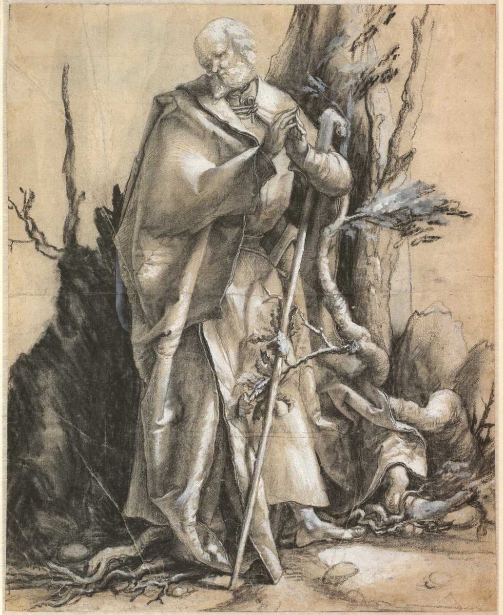 Bearded Saint in a Forest, c. 1516 by Albrecht Dürer