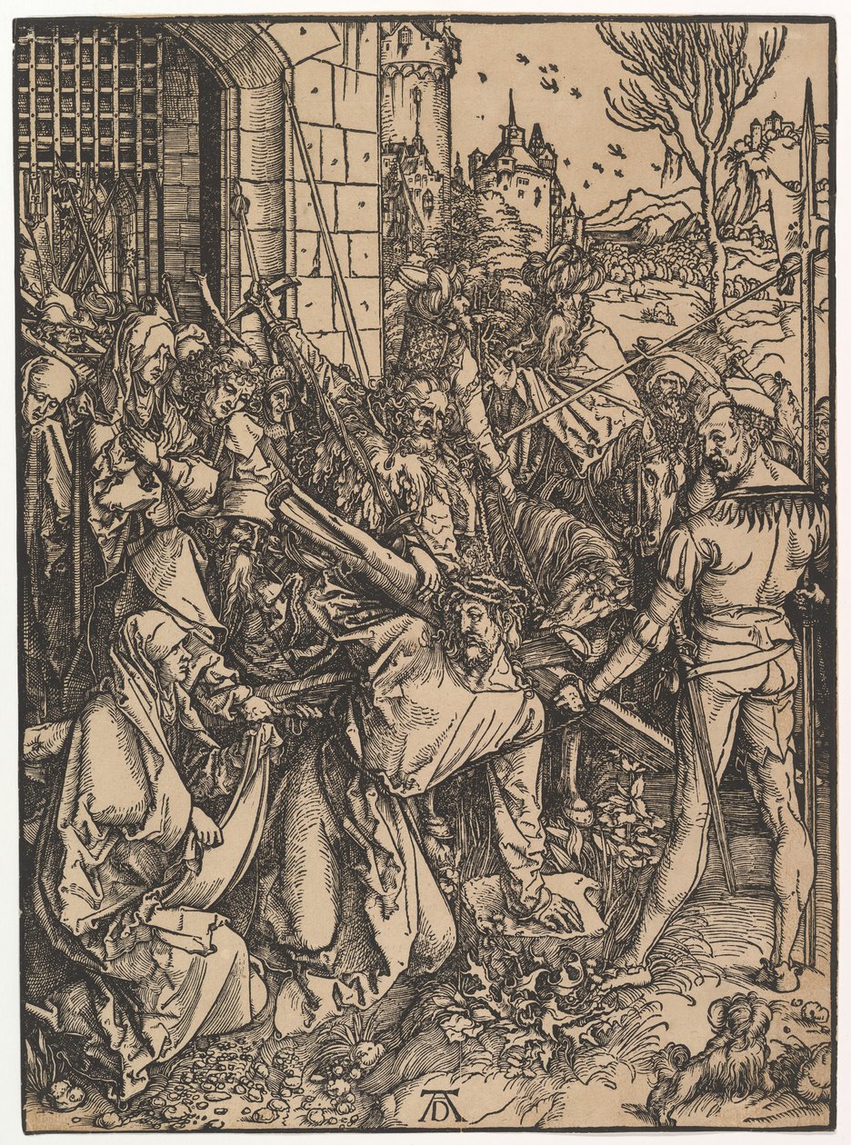 Christ Carrying the Cross, from The Large Passion by Albrecht Dürer