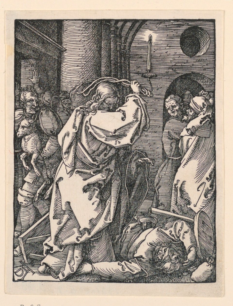 Christ Driving the Merchants from the Temple, from The Little Passion Series by Albrecht Dürer