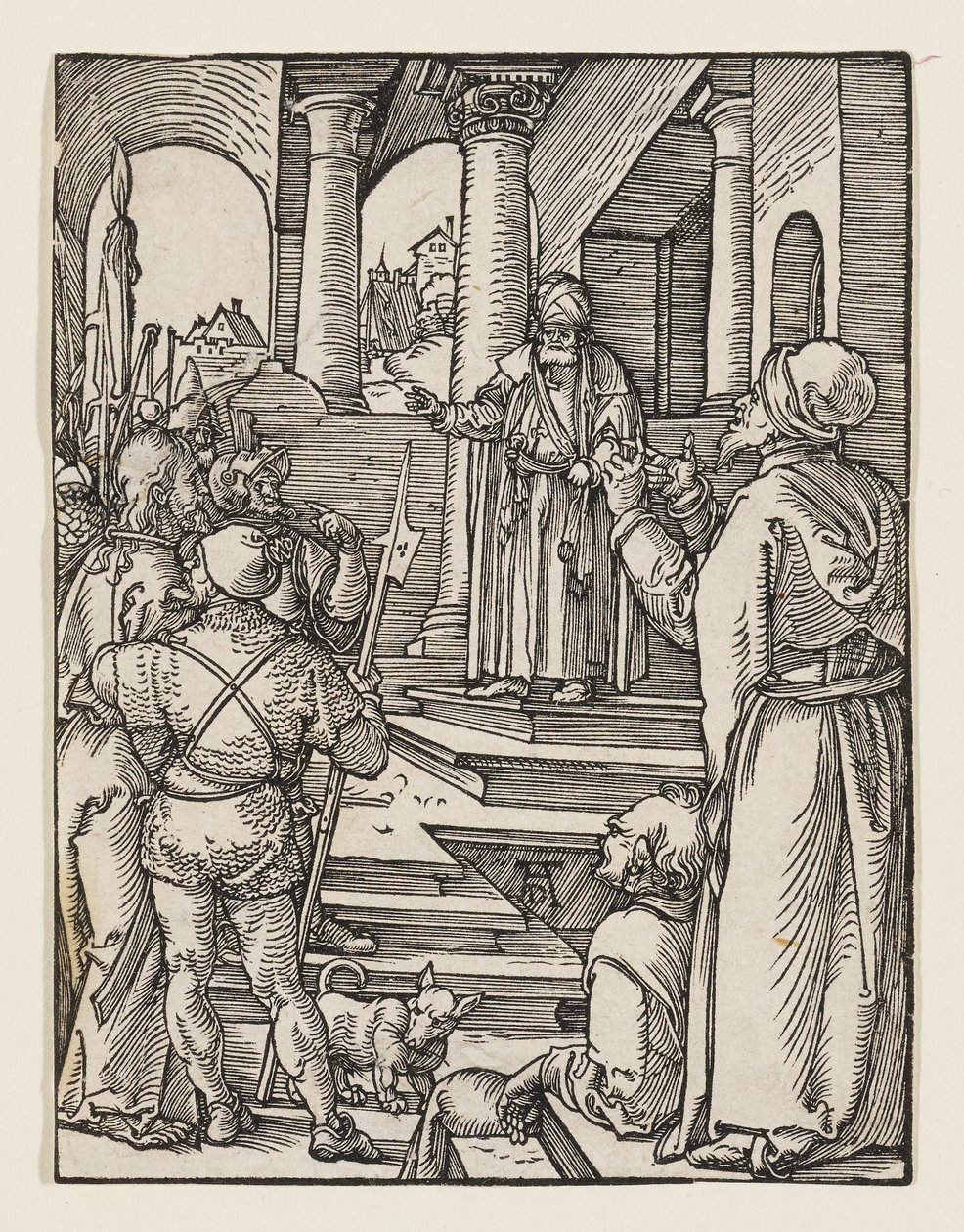 Christ Taken Before Pilate by Albrecht Dürer