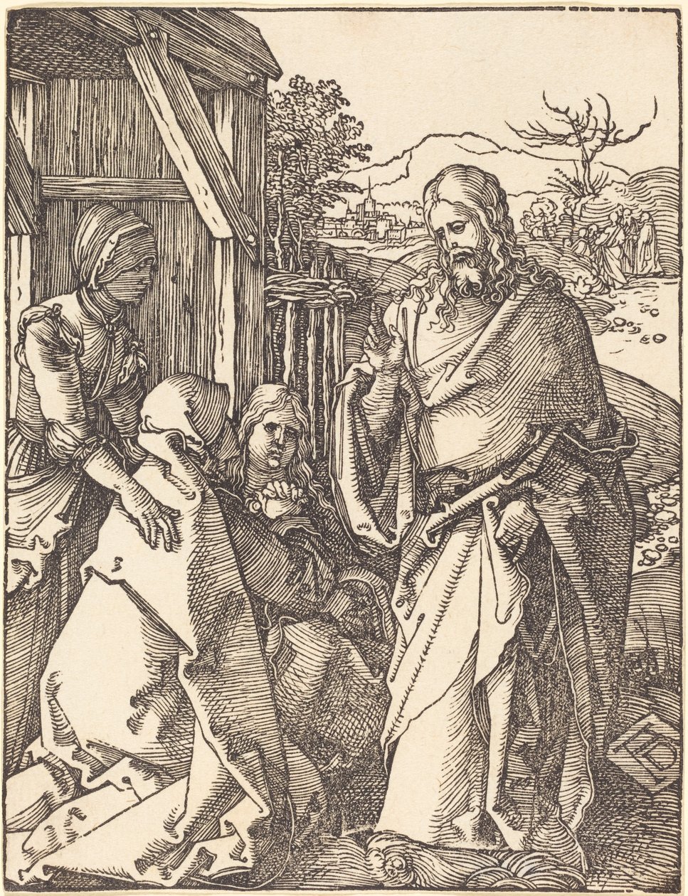 Christ Taking Leave from His Mother by Albrecht Dürer