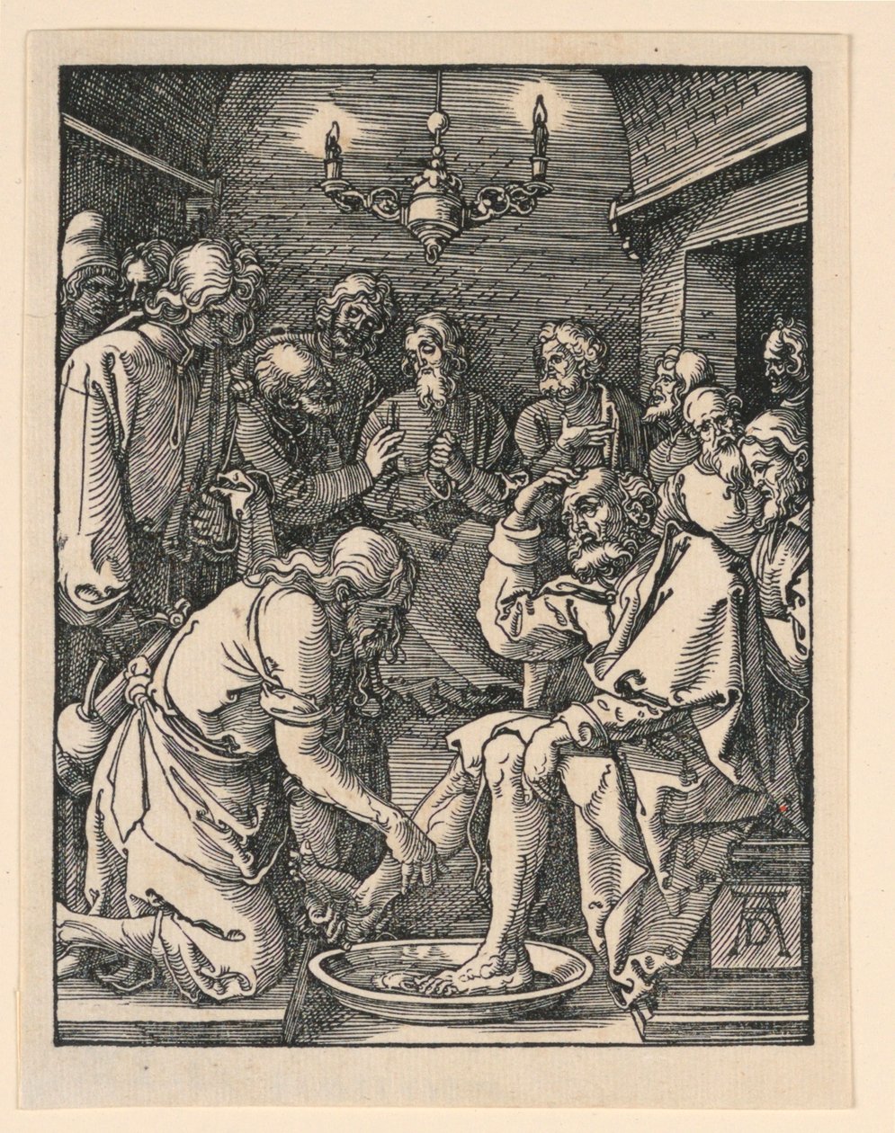 Christ Washing the Feet, from The Little Passion Series by Albrecht Dürer