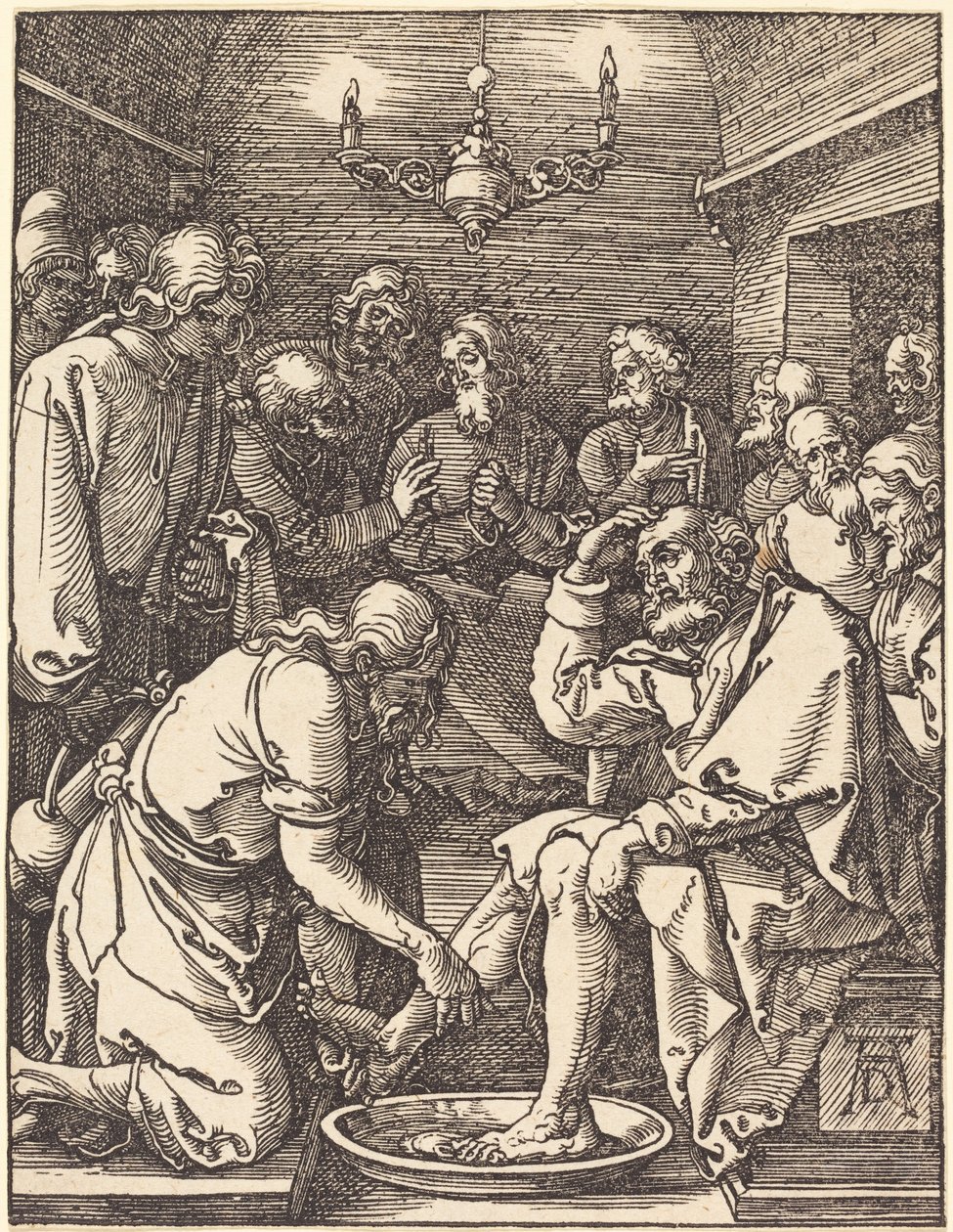 Christ Washing the Feet of the Disciples by Albrecht Dürer