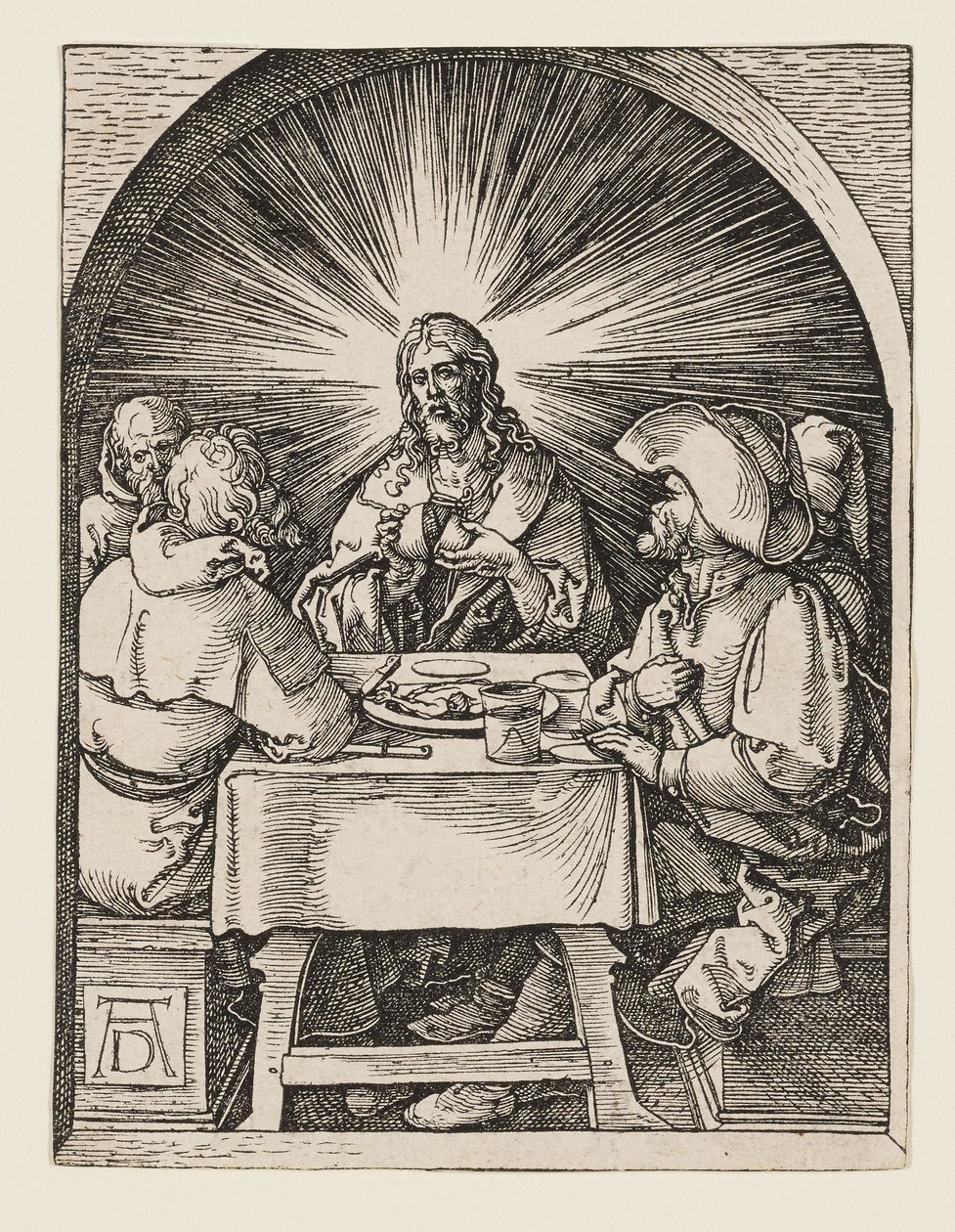 Christ at Emmaus by Albrecht Dürer