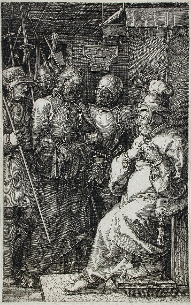 Christ before Caiaphas by Albrecht Dürer