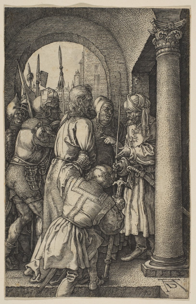 Christ Before Pilate, from "The Passion" by Albrecht Dürer