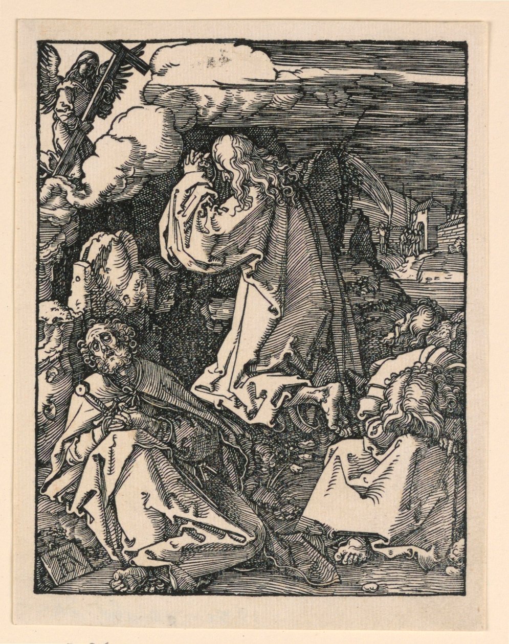 Christ on the Mount of Olives (The Agony in the Garden), from The Little Passion Series by Albrecht Dürer