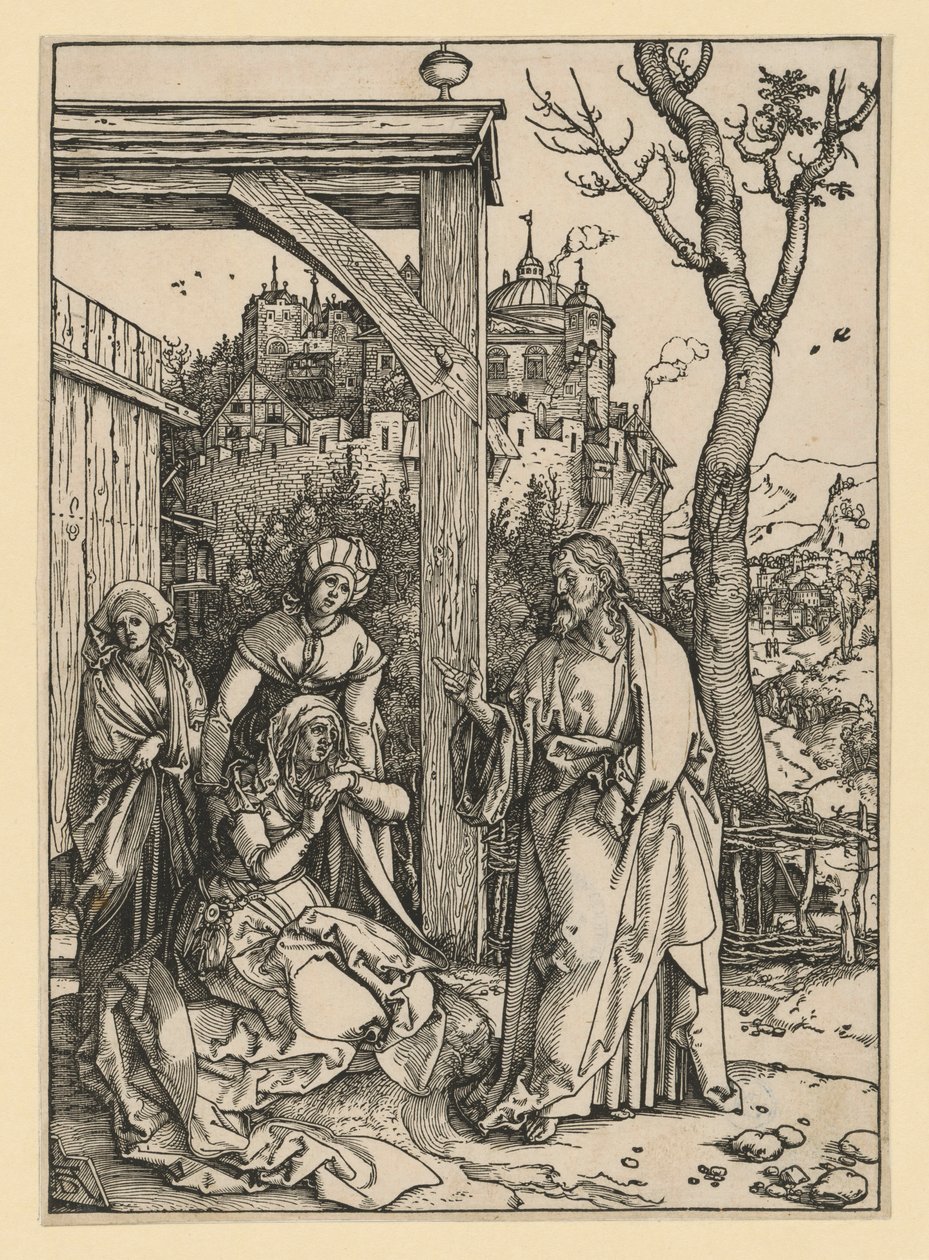 Christ Taking Leave of His Mother (Life of Mary) by Albrecht Dürer